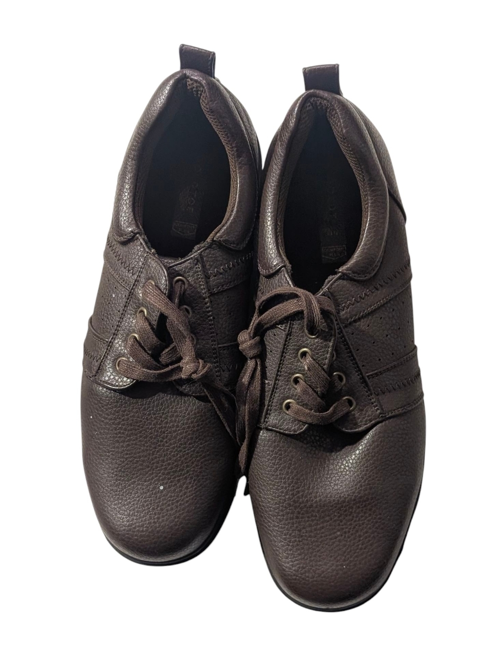Gold Toe Men's Dark Brown Lace-Up Oxfords